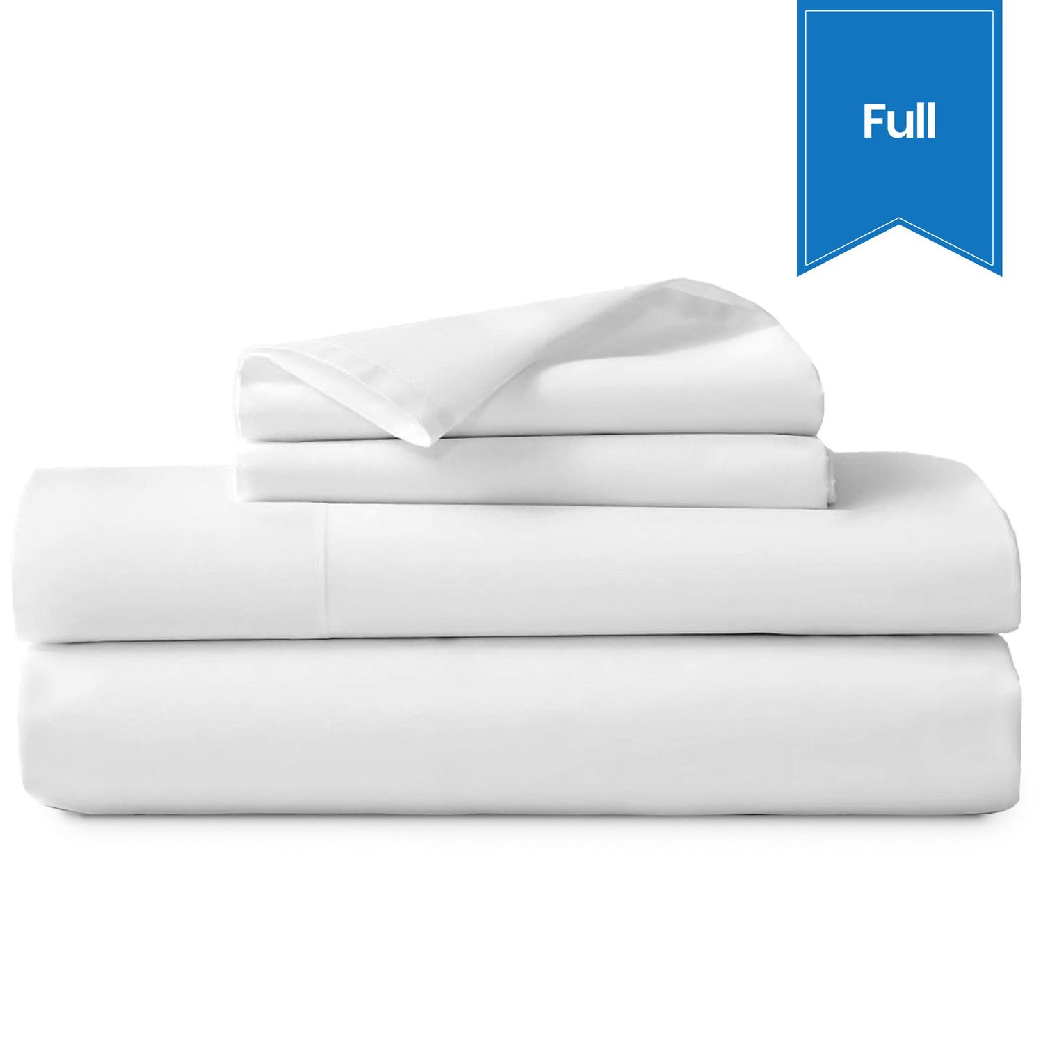 Opal Super Blend Sheet - Full - Flat - 81 x 108 - Case of 24