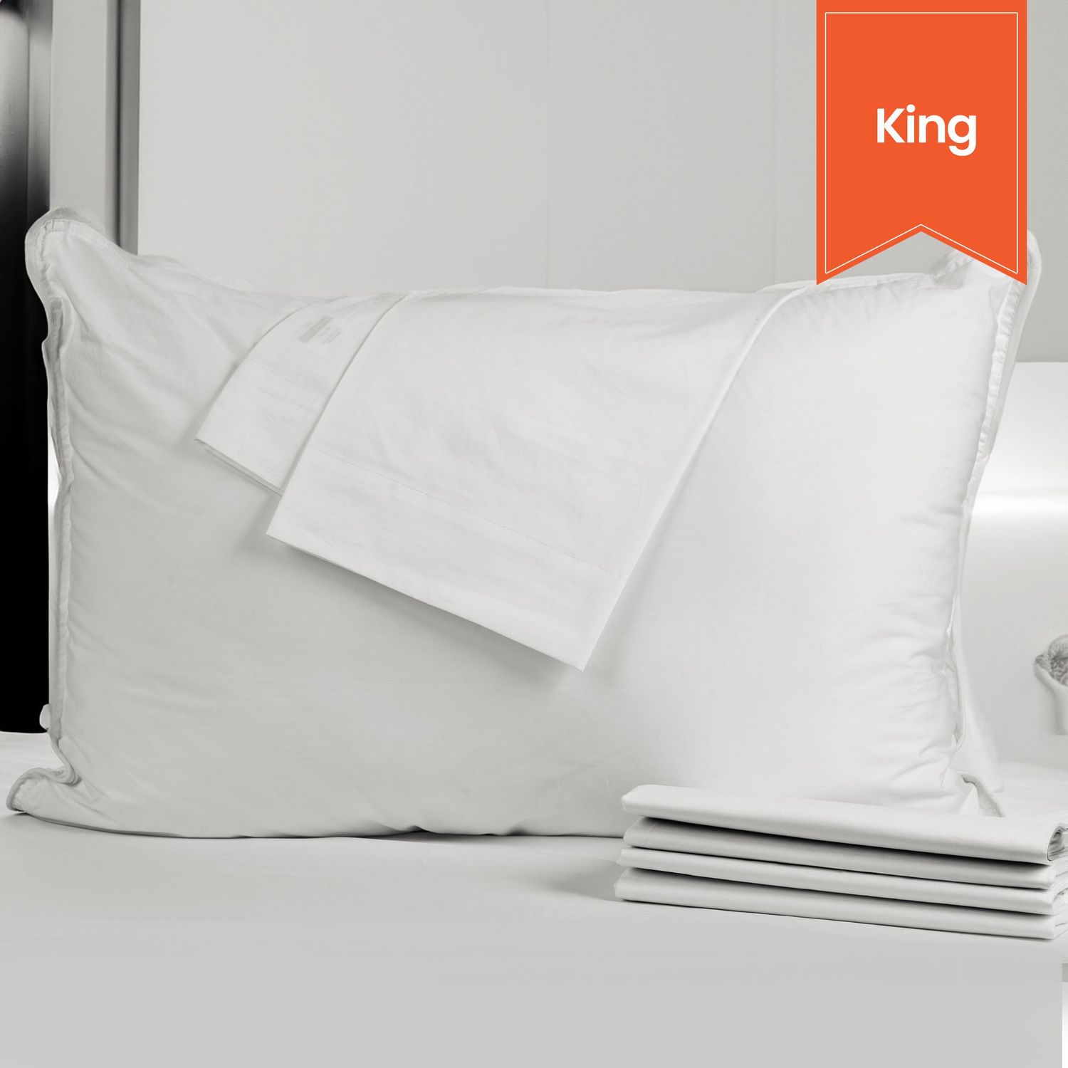 Opal Very Soft Microfiber Pillowcase - King - 42 x 46 - Case of 72