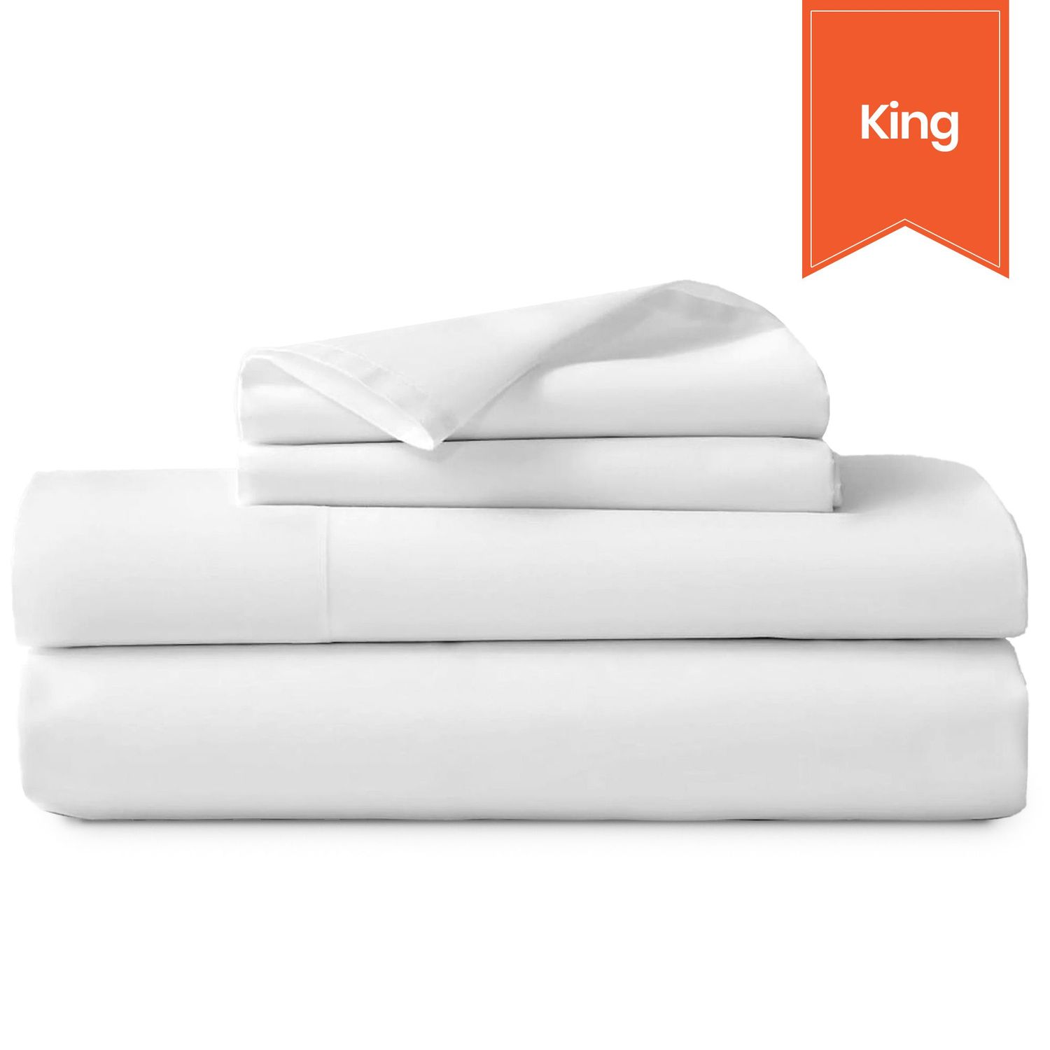 Opal Super Blend Sheet - King - Flat - 108 x 110 - Case