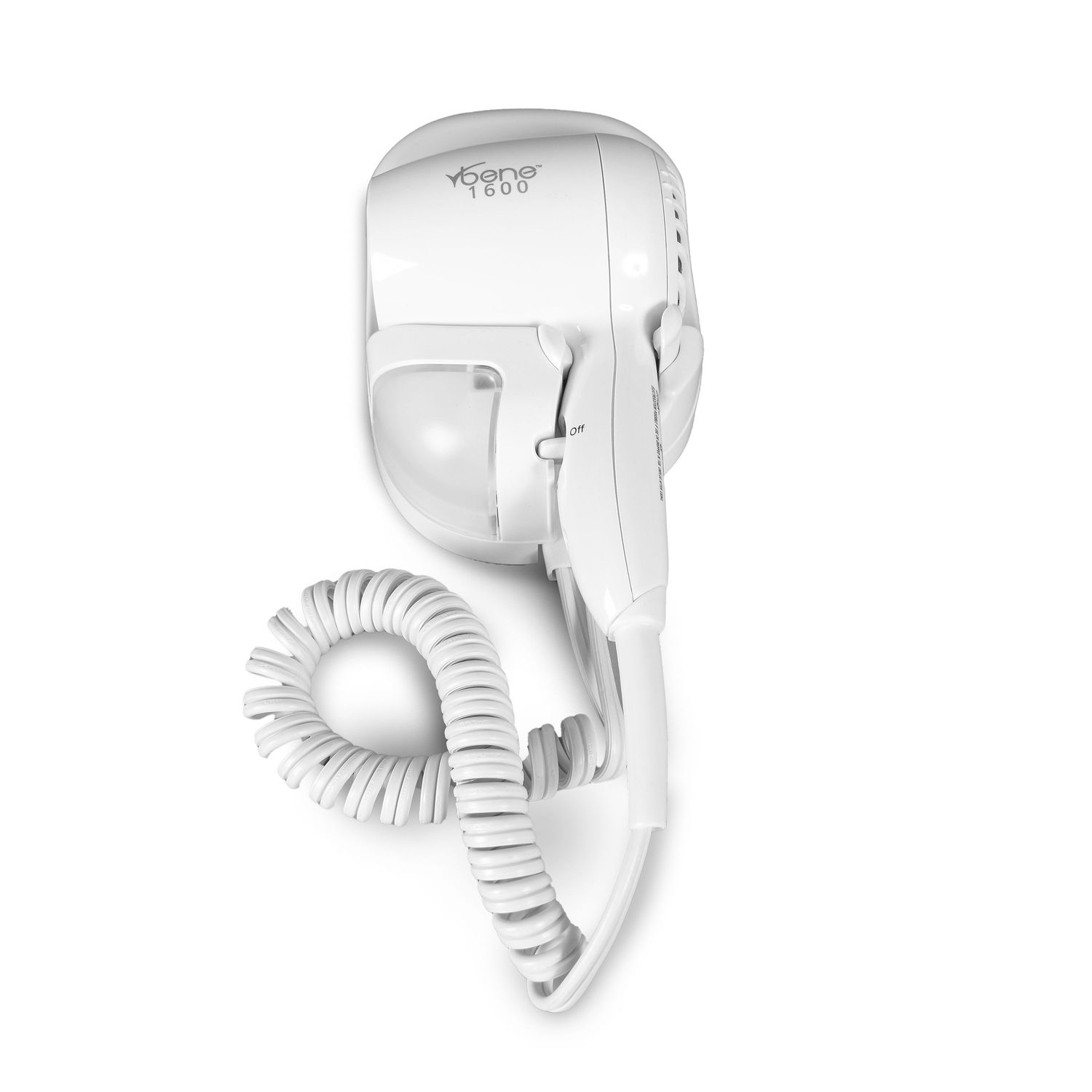 Wall Mount Hair Dryer - White - 1600 W - Case of 10