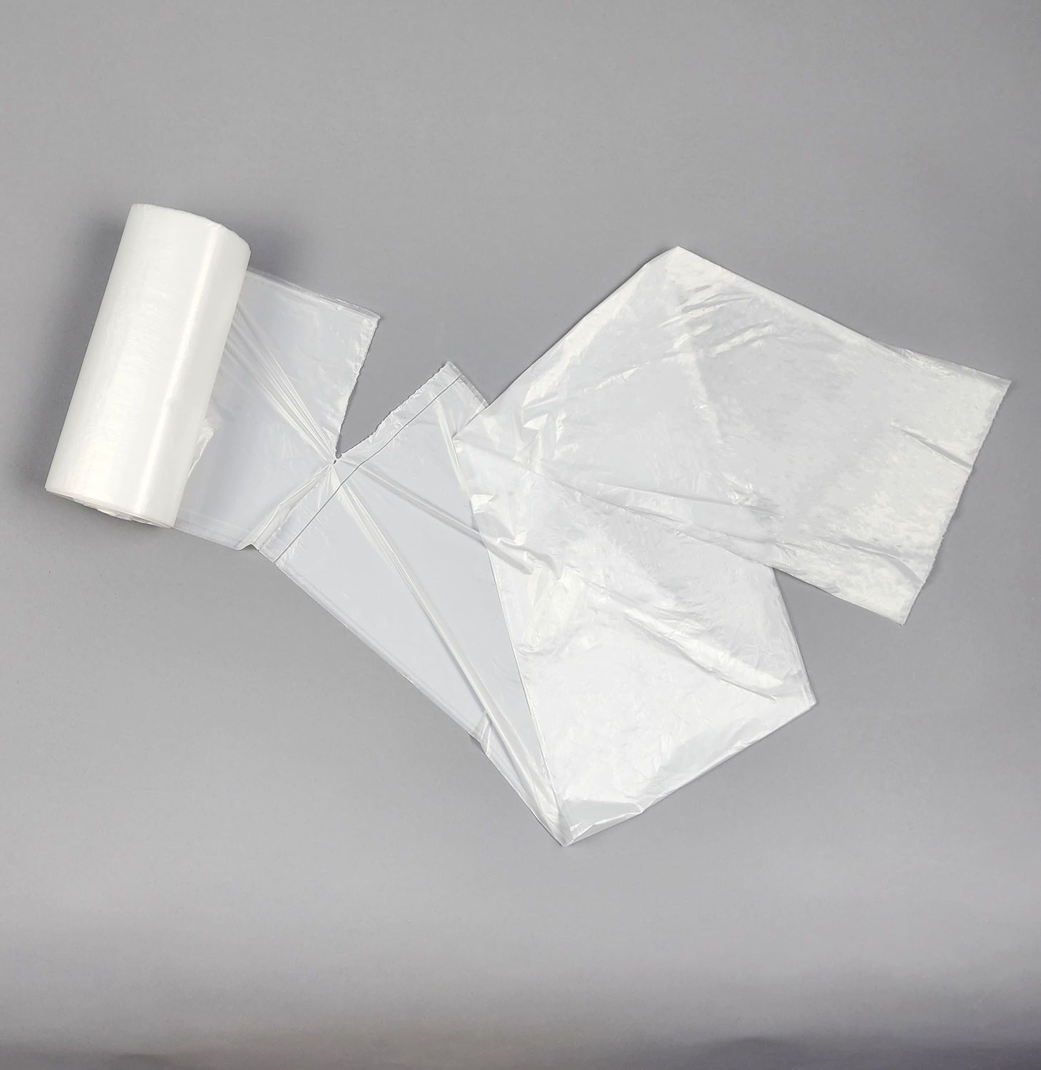 Heavy Duty Garbage Bag - Clear | 24 x 33 | 14 Gal Bag 6 micron - Case of 1000