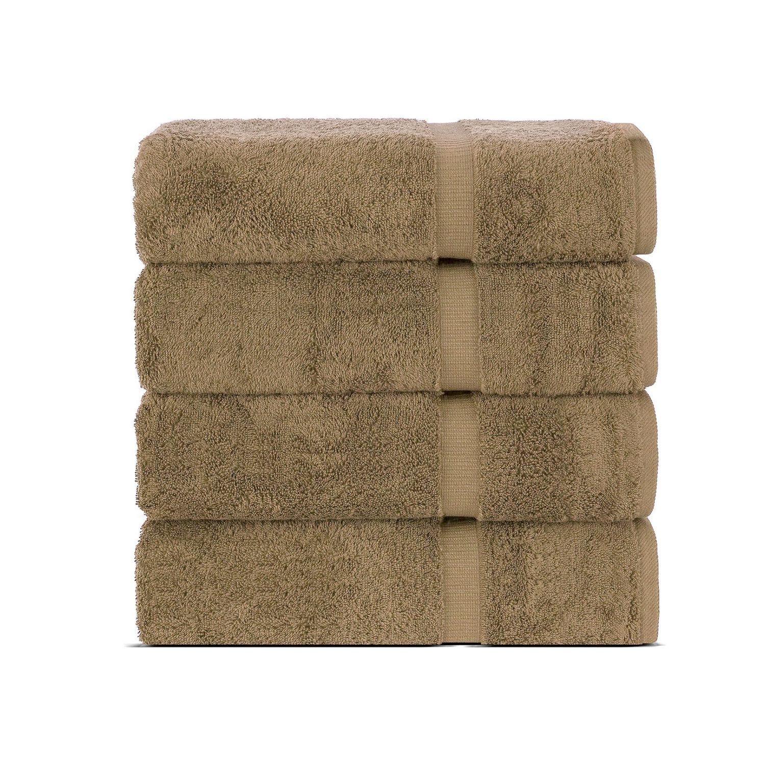 Belem Luxury 27 x 50 Bath Towels - Sandcastle Tan - Case of 6 sets