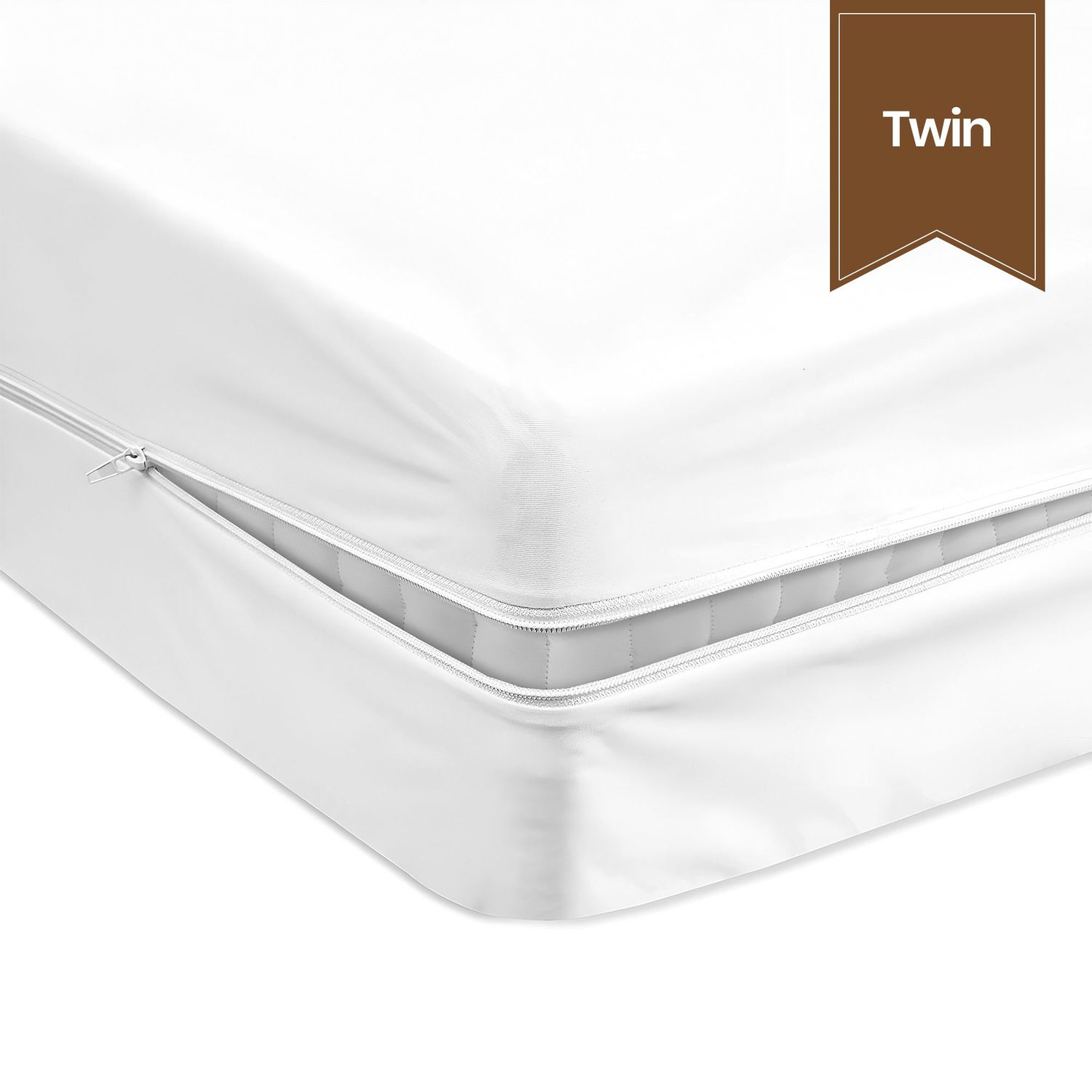 Waterproof Mattress Encasement - Twin - 39 x 75 x (13 to 15) - Case of 12