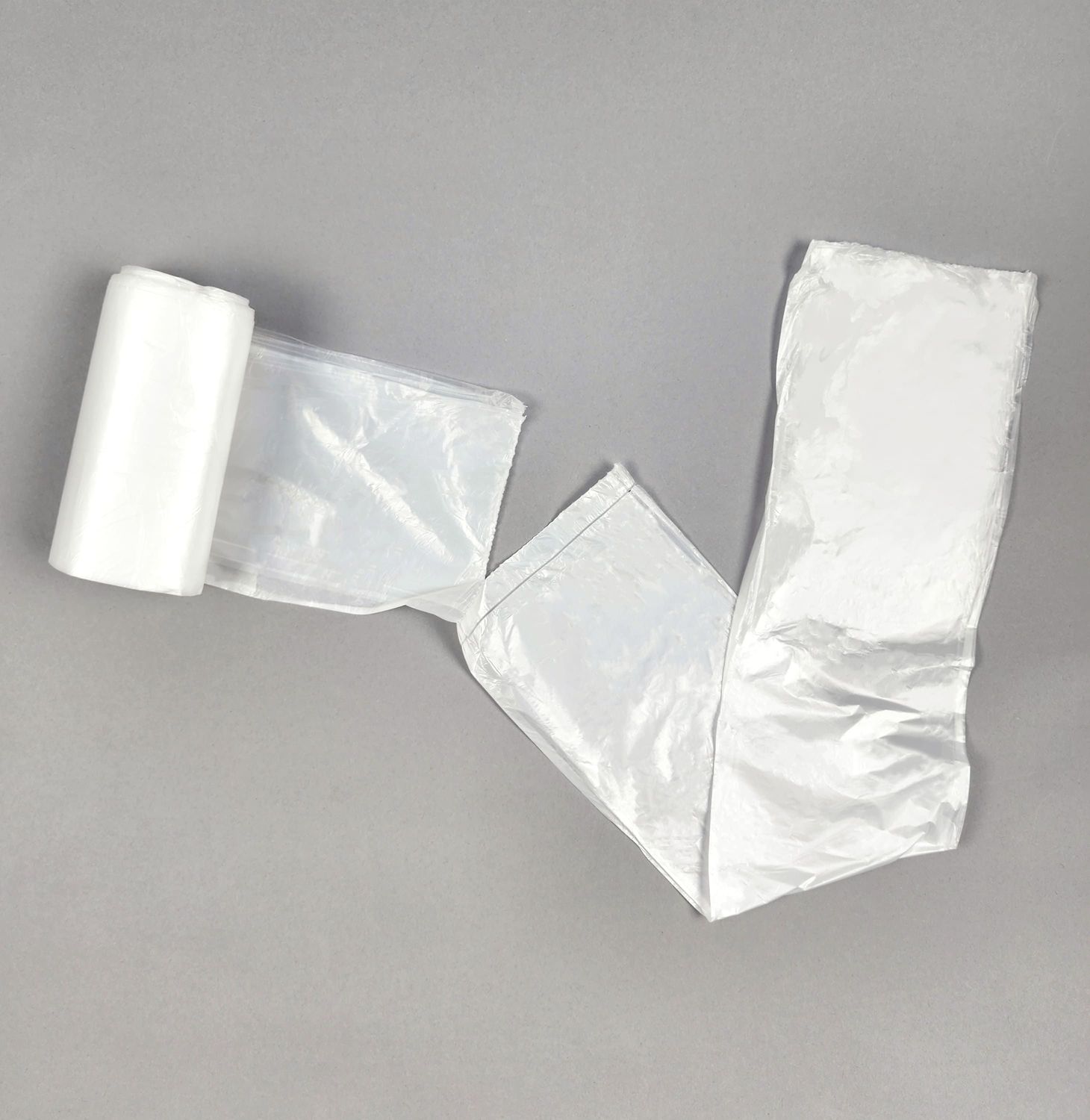 Heavy Duty Garbage Bag - Clear | 17 x 18 | 4-Gal Bag 6 micron - Case of 2000