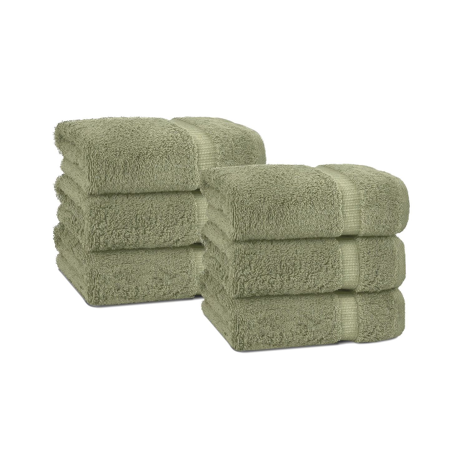 Belem Luxury 16 x 30 Hand Towels - Sage Green - Case of 10 sets