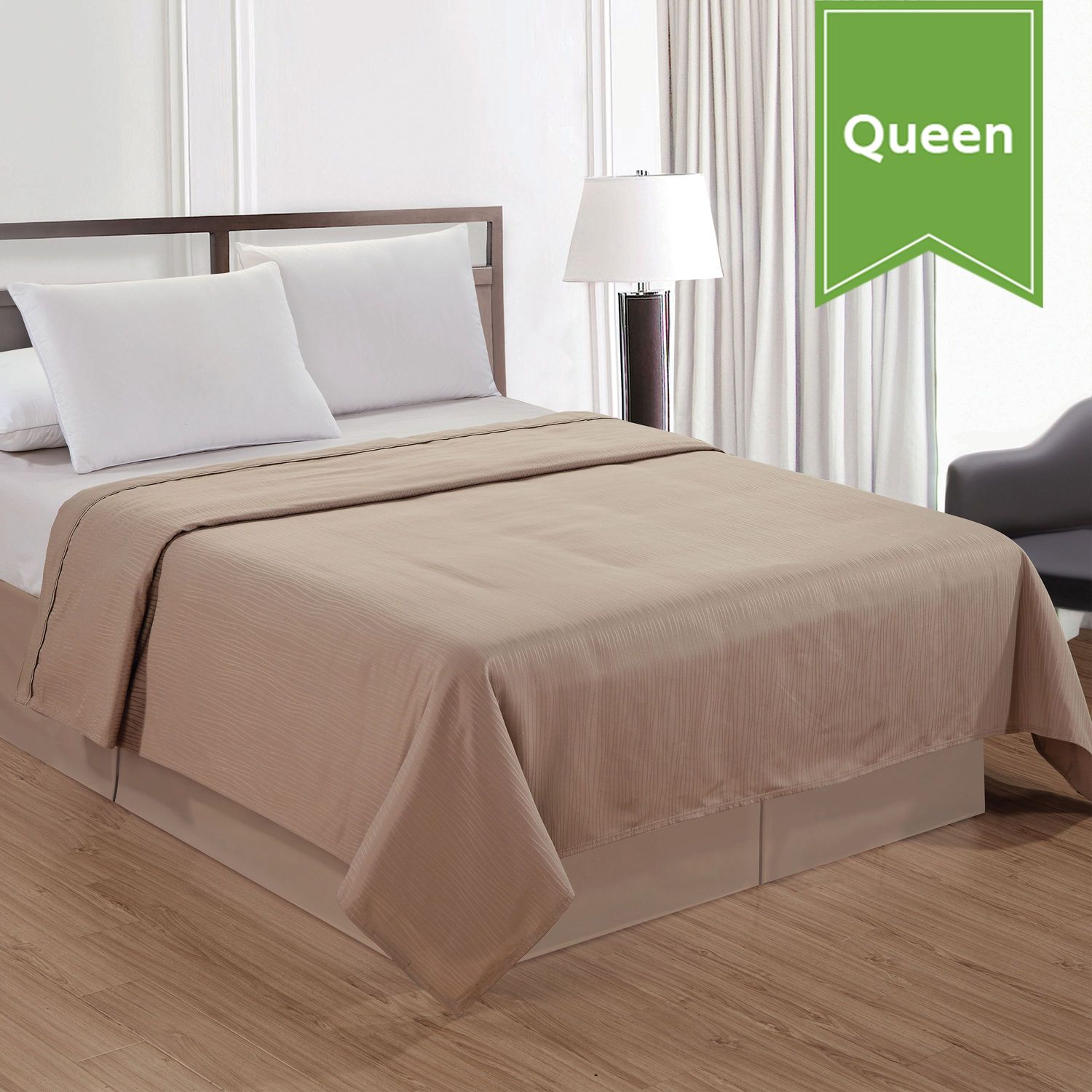 Water Streams Top Sheet - Coffee Mocha - Queen - 94 x 96 - Case of 12
