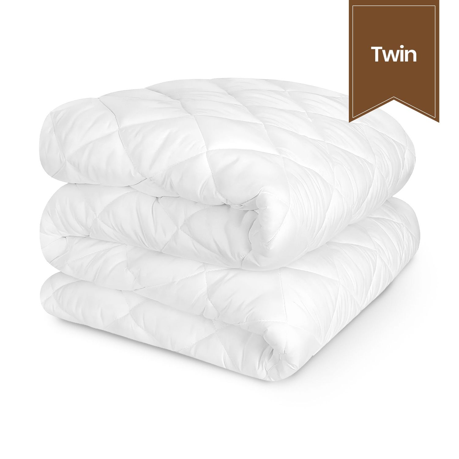 Standard Fitted Mattress Pad - Twin - 39 x 80 x 15 - Case of 12