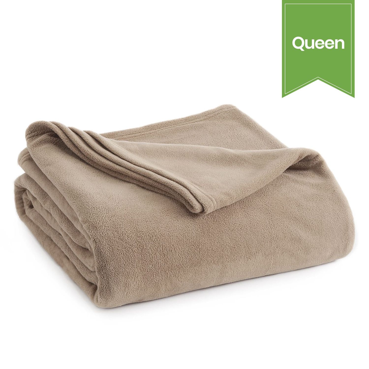 Budget Polyester Fleece Blanket - Full/Queen - 90 x 90 - Case of 10