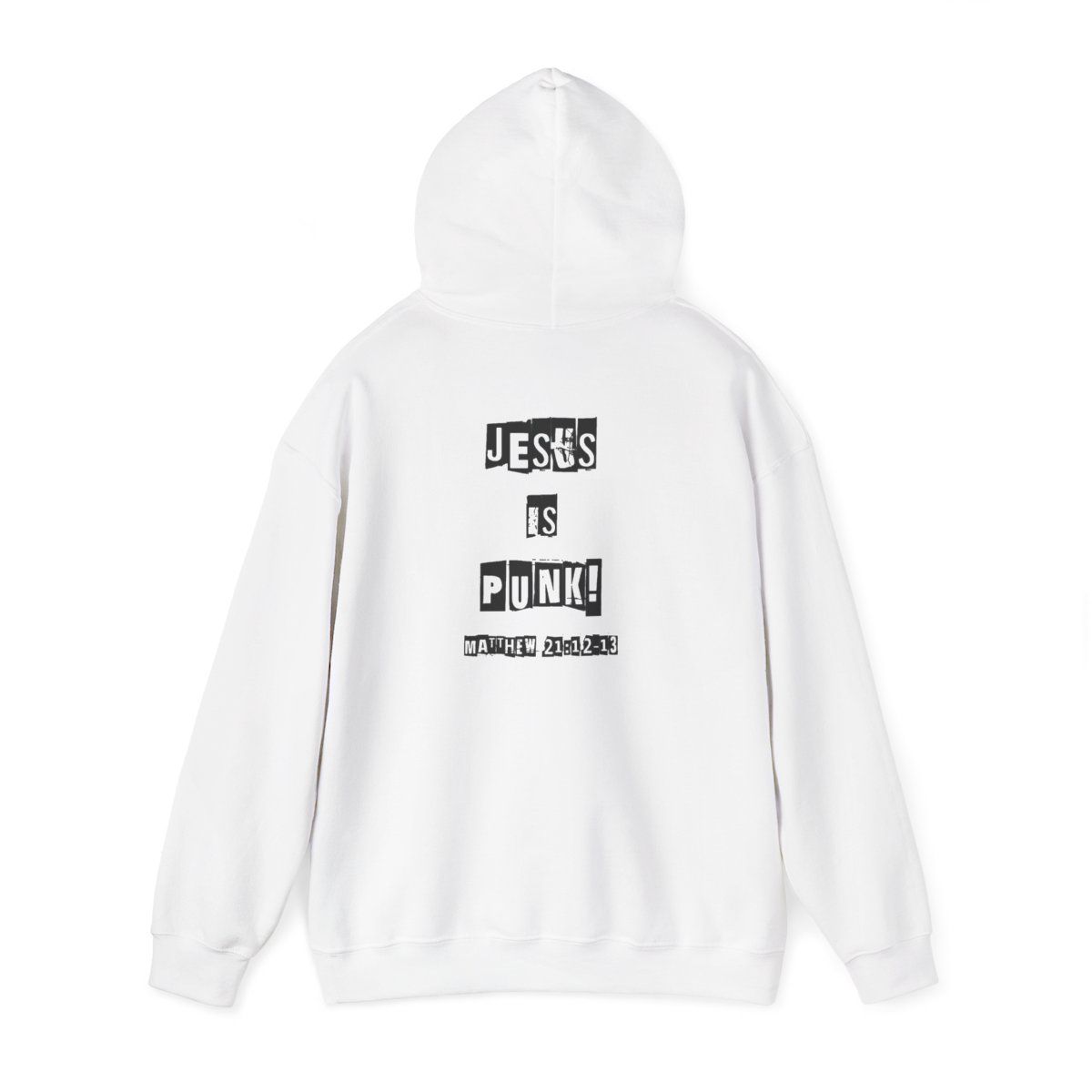 JESUS IS PUNK! Faith in your face! Hooded Sweatshirt, Unisex Graphic Hoodie, Religious Streetwear, Unique Gift for Faith Rebels JESUS IS PUNK! Faith in your face! Hooded Sweatshirt, Unisex Graphic Hoodie, Religious Streetwear, Unique Gift for Faith Rebels