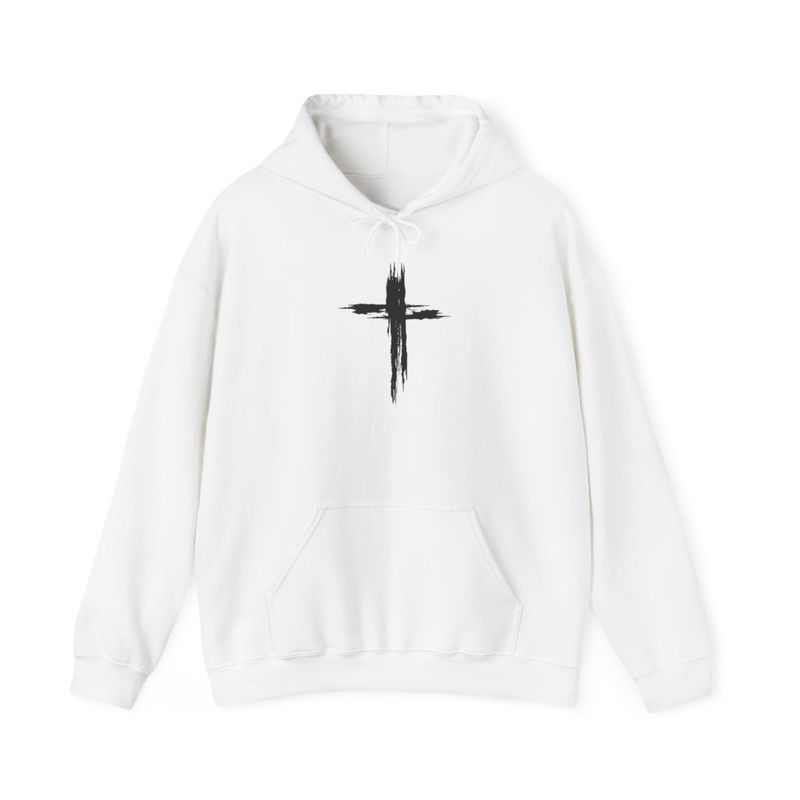 JESUS IS PUNK! Faith in your face! Hooded Sweatshirt, Unisex Graphic Hoodie, Religious Streetwear, Unique Gift for Faith Rebels