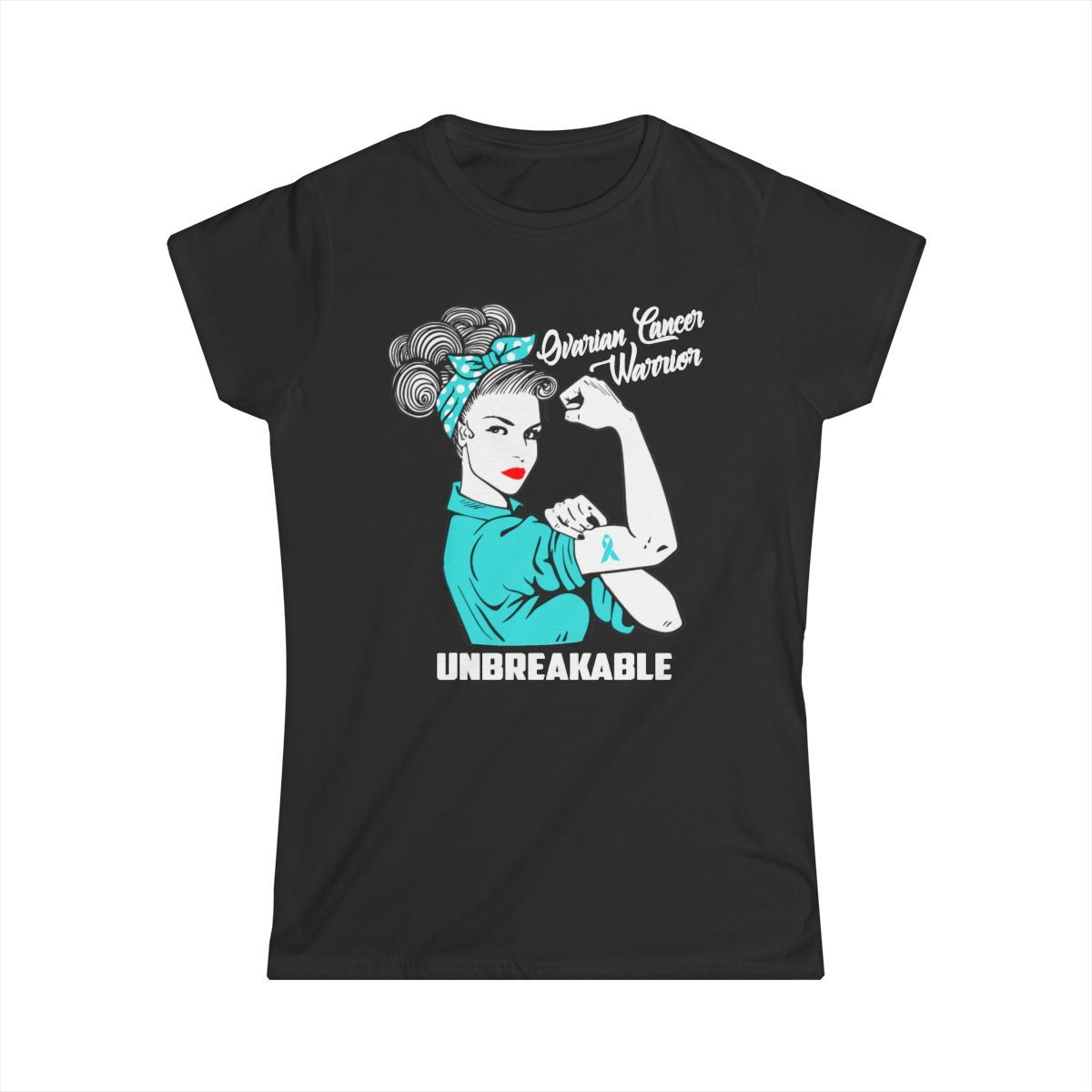 Ovarian Cancer T Shirt, Ovarian Cancer Shirt, Warrior Shirt, Ovarian Cancer Gifts, Survivor, Thriver, Cancer Support, Cancer Fighter Tee