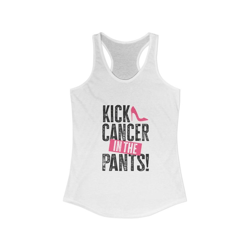 Kick Breast Cancer In The Pants Women's Racerback Tank