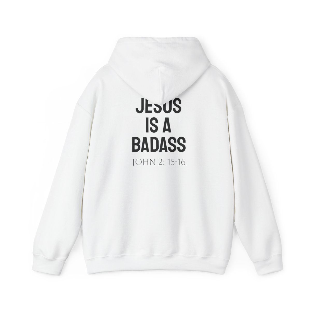 Jesus is a Badass Hoodie | Unisex Heavy Blend Sweatshirt | Faith Apparel, Christian Gifts, Gifts for Him/Her, Trendy Sweatshirts