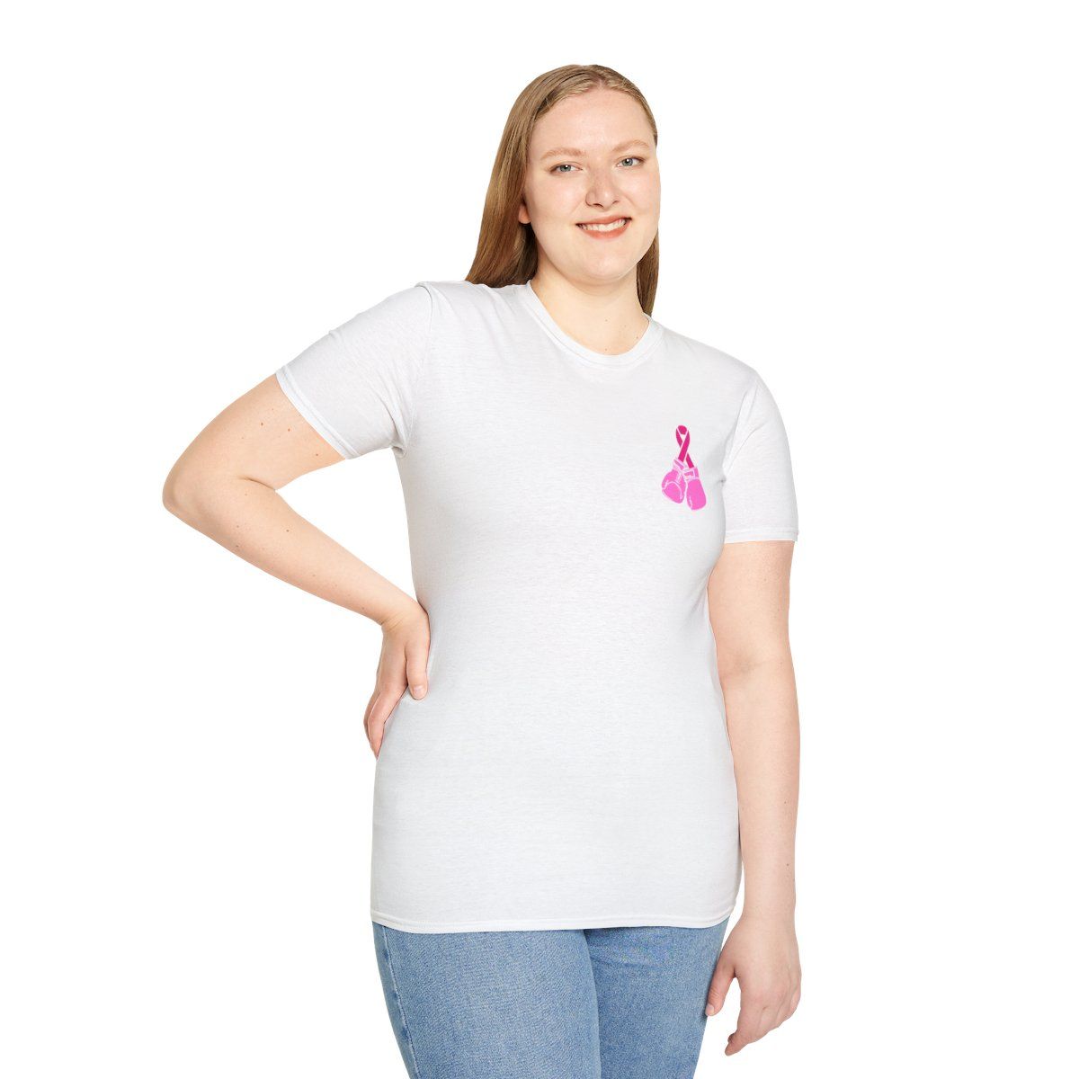 Breast Cancer Boxing Tee, Beat Breast Cancer, Breast Cancer Fighter, Breast Cancer Support, Gift, Breast Cancer Awareness