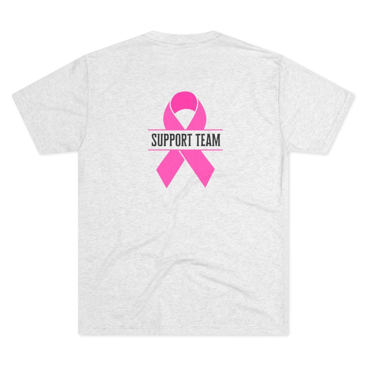 Triblend Men's Breast Cancer Support Tee, Breast Cancer Awareness Shirt, Breast Cancer Warrior, Supporter, Breast Cancer Team