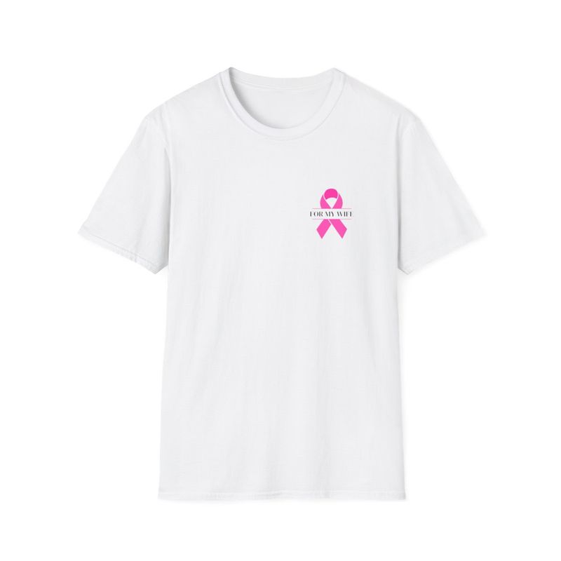 For My Wife Breast Cancer Tee, Cancer Support Team Shirt, Support, Breast Cancer Awareness, Breast Cancer Gift, Breast Cancer Fighter 