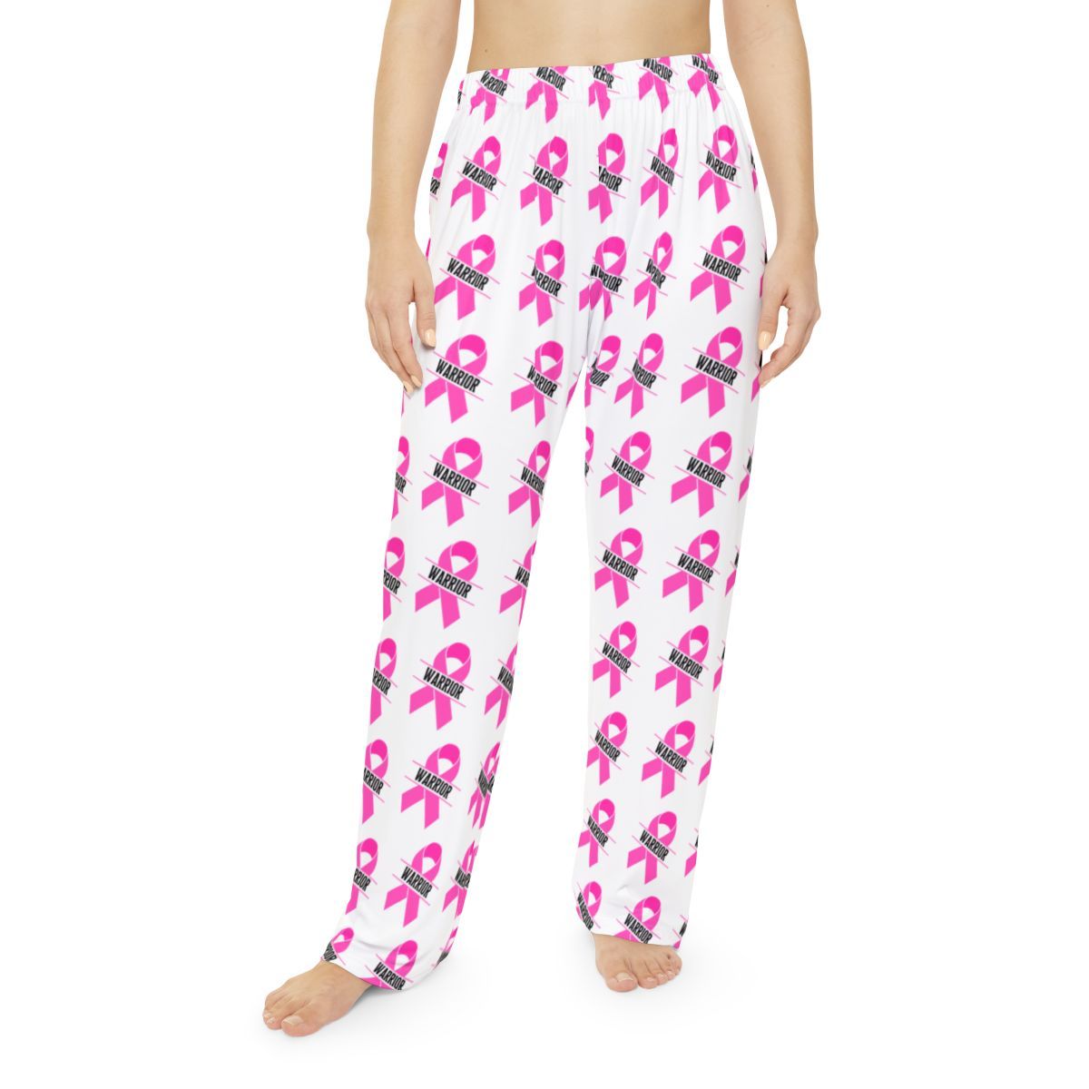 Women's Breast Cancer Pajamas, Breast Cancer Warrior, Breast Cancer Awareness, Cancer Gift, Cancer Support, Breast Cancer Survivor