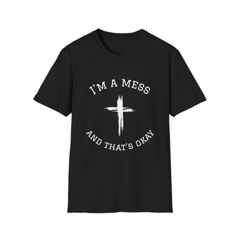 I'm a Mess and That's Okay Comfy Unisex T-Shirt