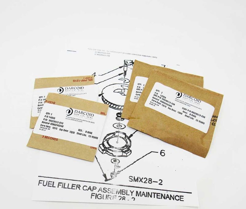FUEL CAP SEAL KIT - DOES NOT APPLY TO AIRCRAFT WITH BLADDERS - FUEL CAP SEAL KIT