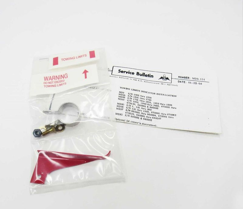 SERVICE BULLETIN KIT TOW LIMITS INDICATOR - M20-151-000