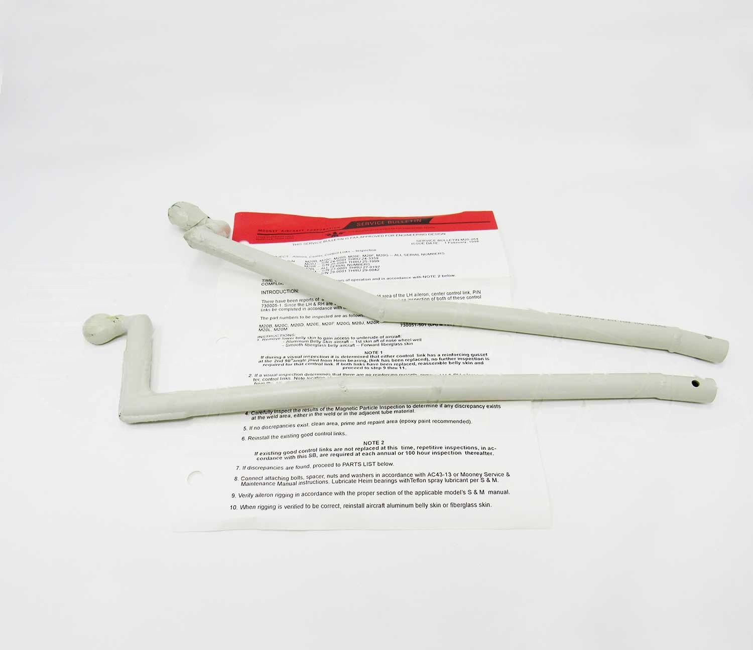 SERVICE BULLETIN KIT Aileron center control links inspection and modification (AD98-24-11) *see notes - M20-264-002