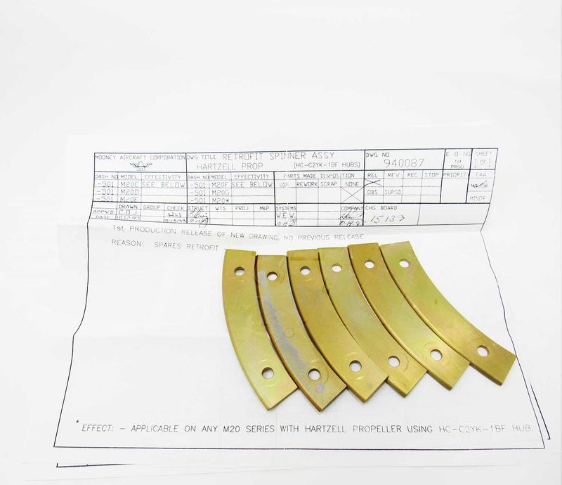 SERVICE BULLETIN KIT Spinner bulkhead mod - M20-219-001