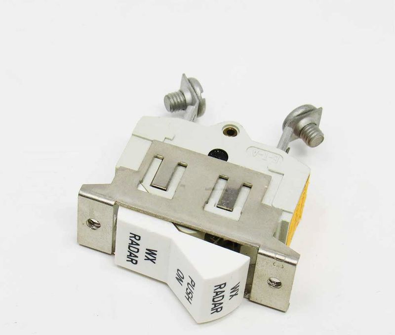 CIRCUIT BREAKER SWITCH WX RADAR ETA WHITE - 930023-121