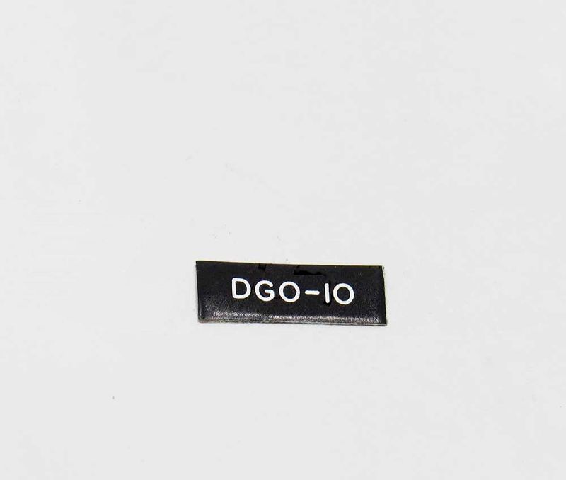 PLACARD - DGO-10 - 150080-333