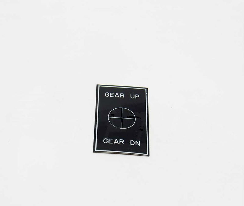 PLACARD - GEAR UP/DOWN - 150080-299