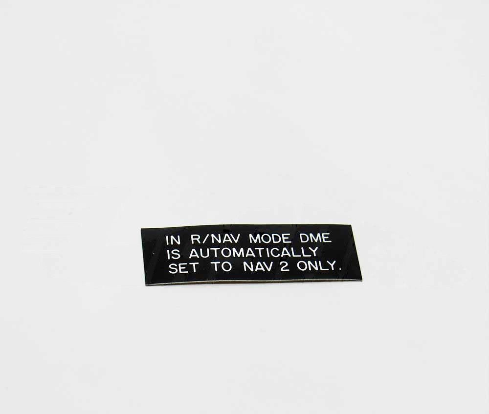 PLACARD - R-NAV OPERATION - 150080-327