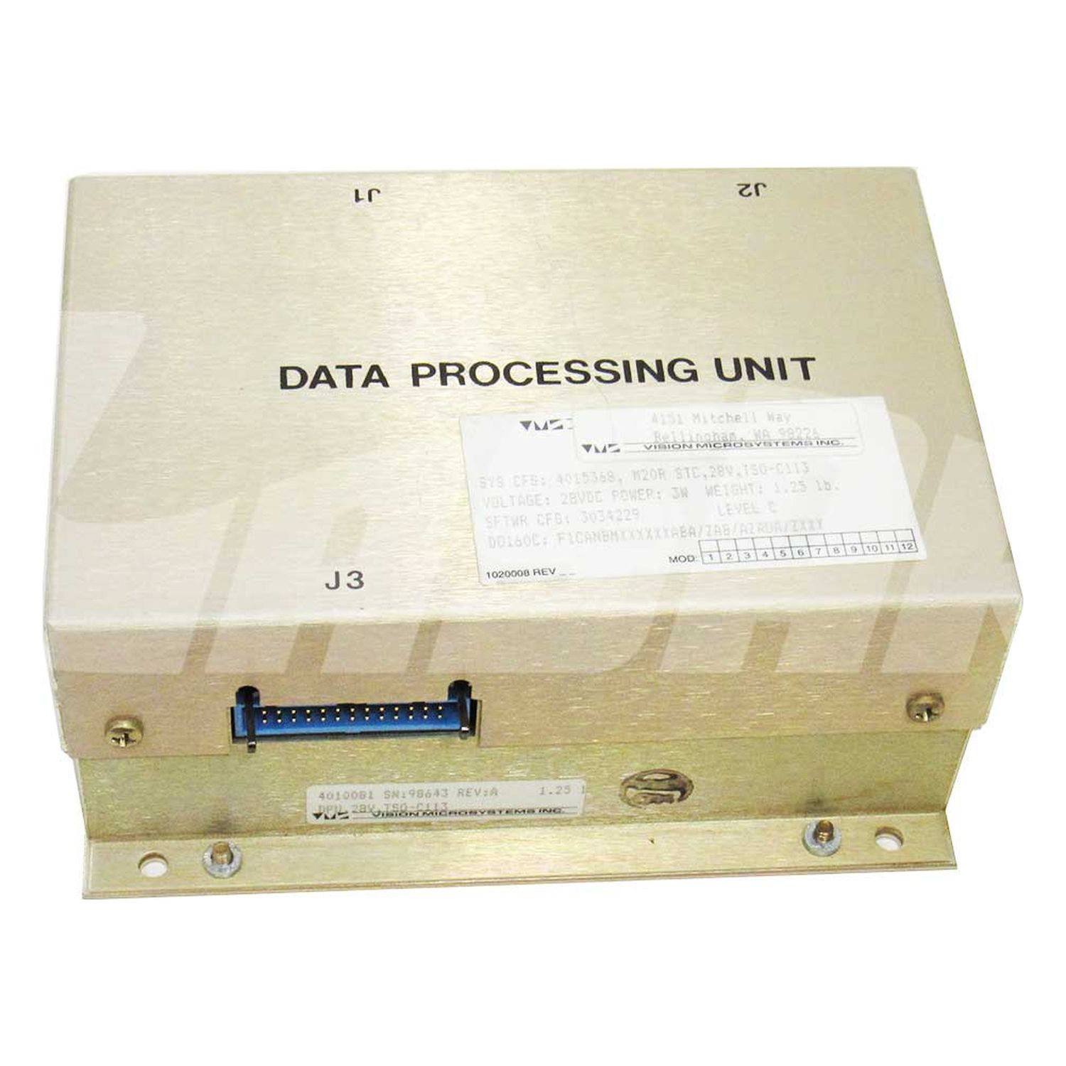 VISION MICROSYSTEMS DATA PROCESSING UNIT FOR VM1000 - 4010081