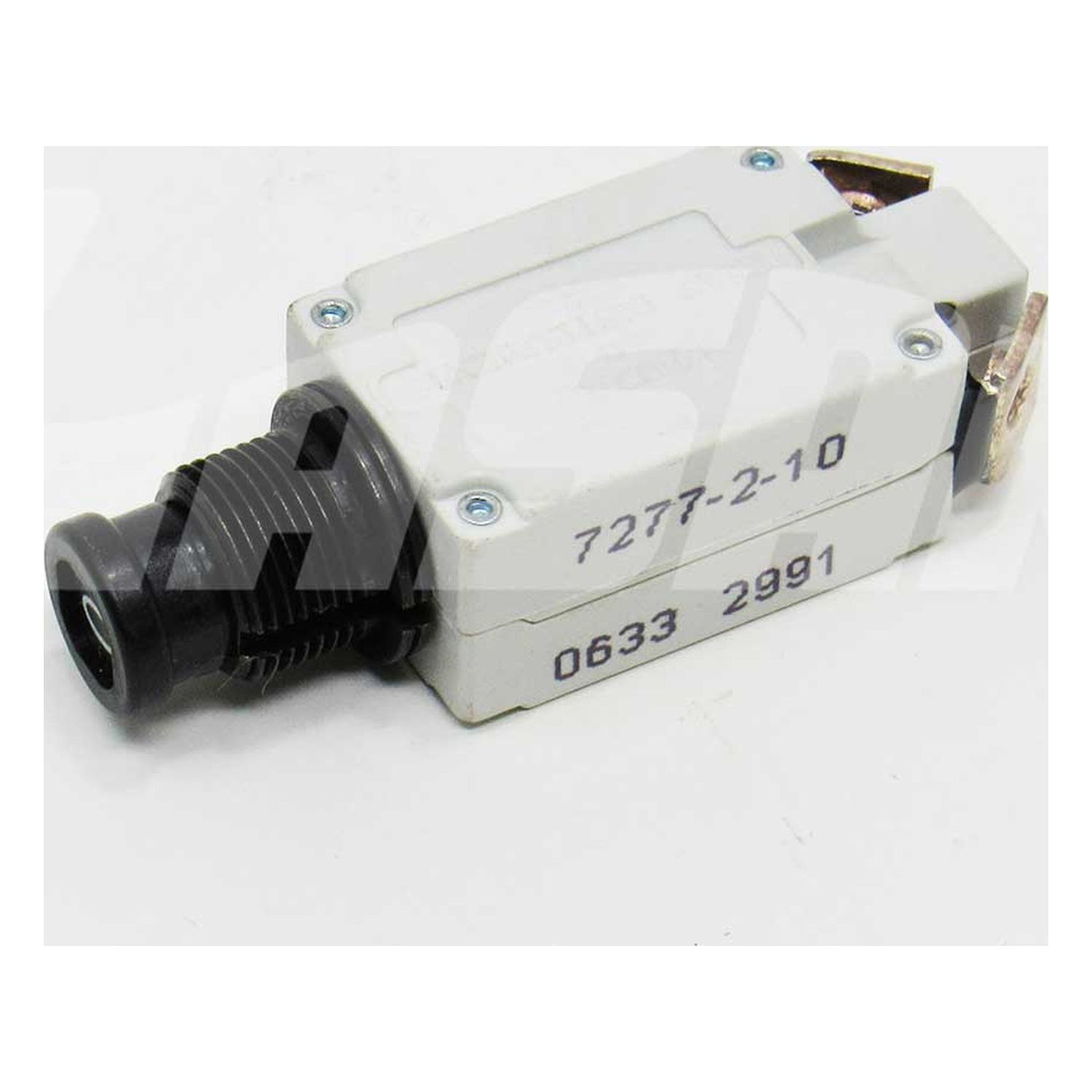 Circuit Breaker Switch 10Amp black with white numbers ( 10 amp ) - 7277-2-10