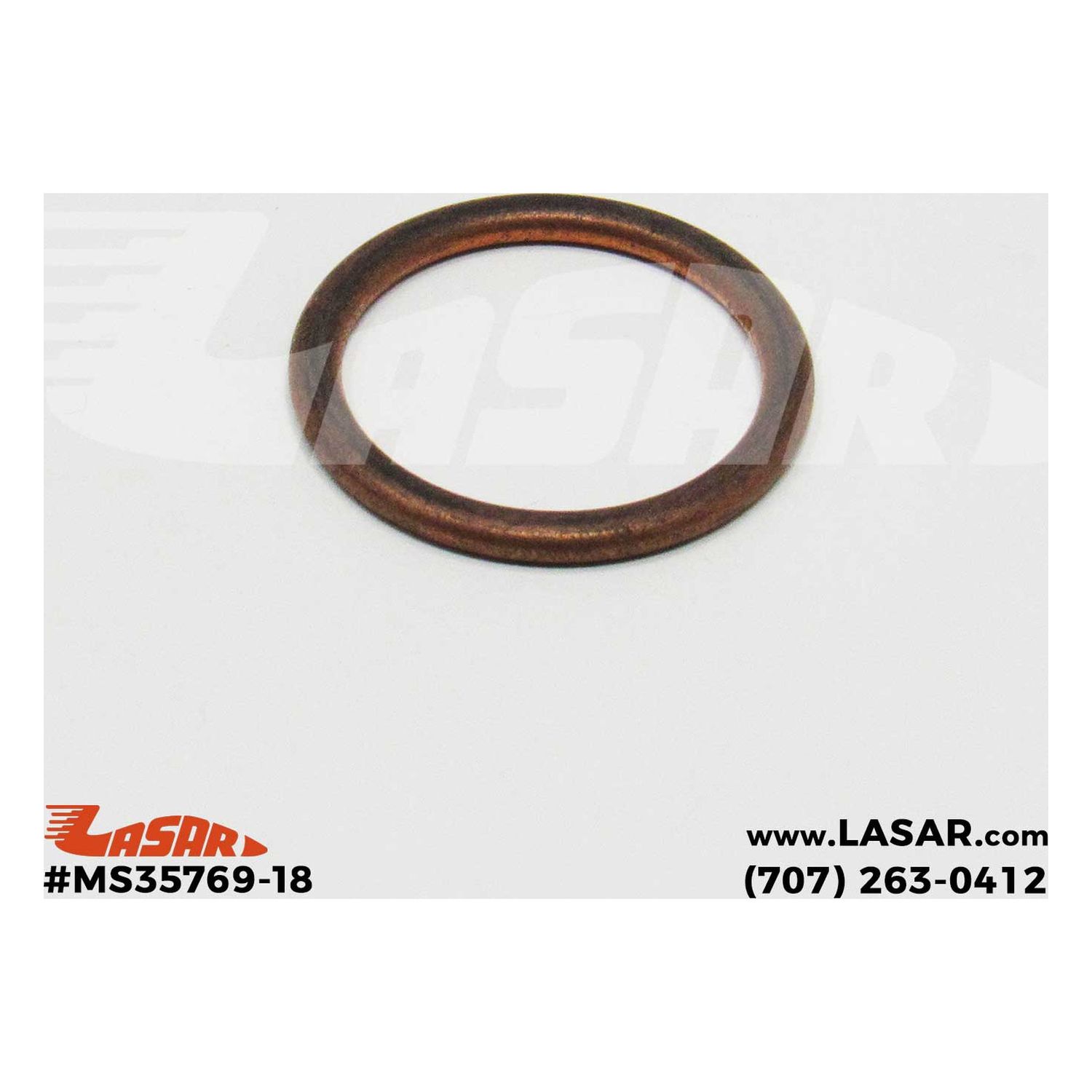 COPPER CRUSH GASKET (ALT AN900-14) - MS35769-18