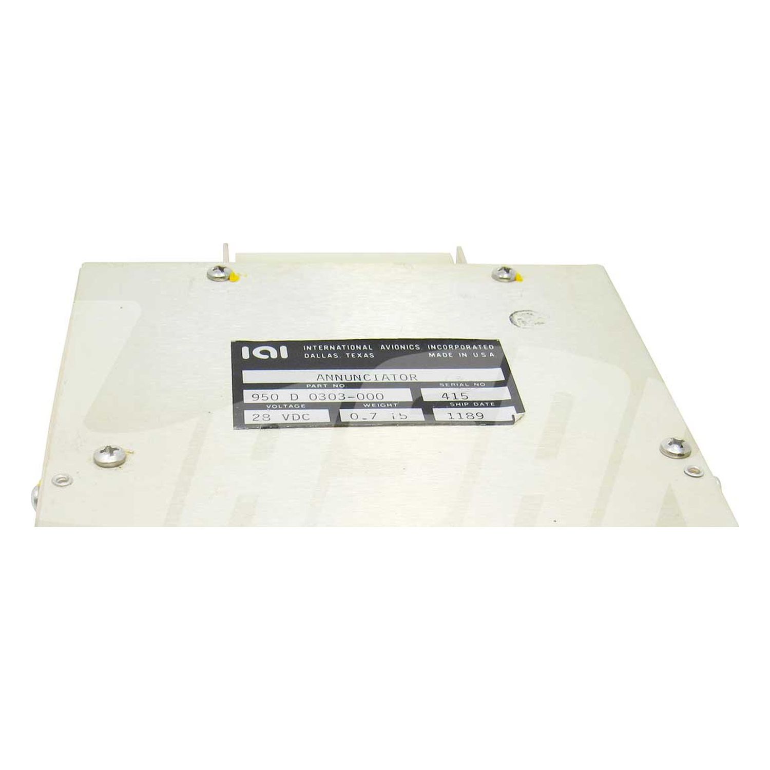 ANNUNCIATOR PANEL - 950D0303-000