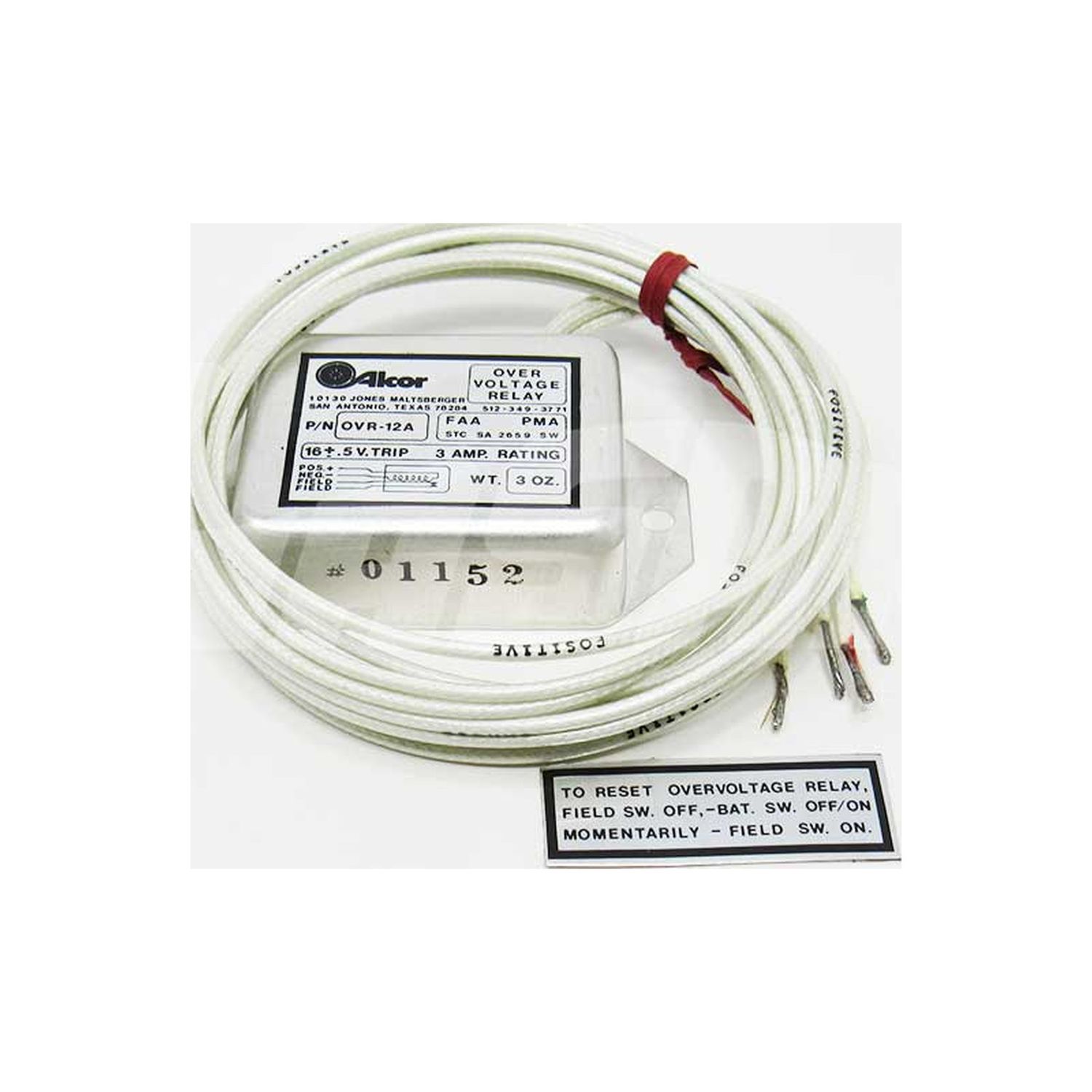 OVER VOLTAGE RELAY 635-62448 - OVR-12A