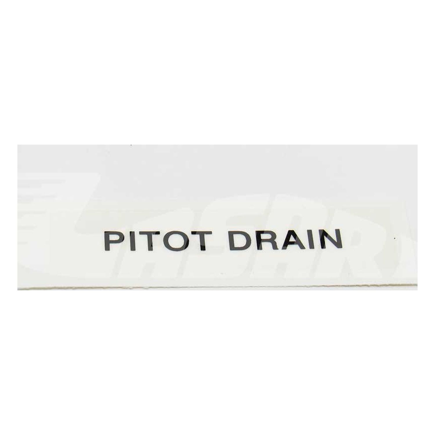 DECAL - PITOT DRAIN (BLACK) - 150056-A2011B