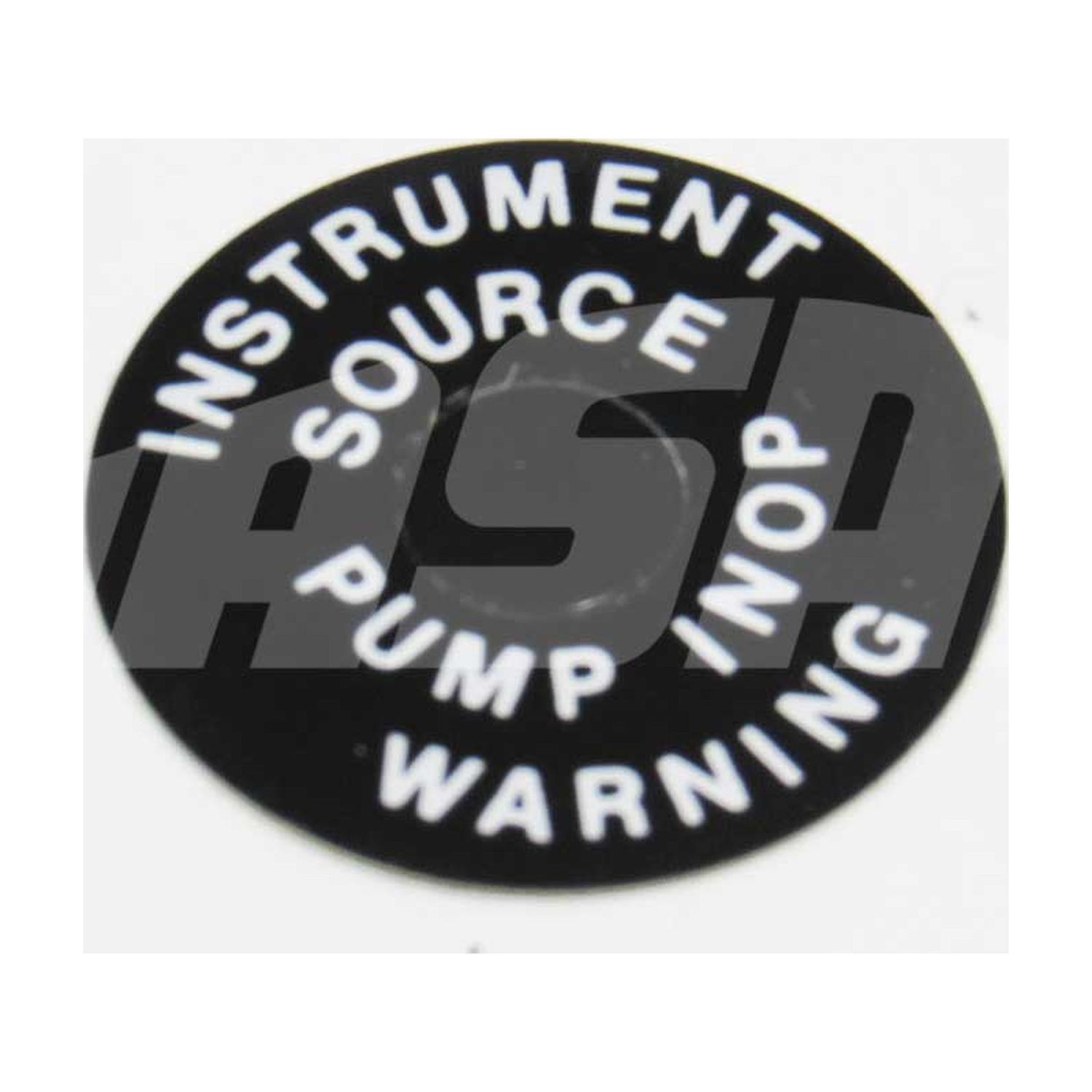 VACUUM FAILURE PLACARD - 30080
