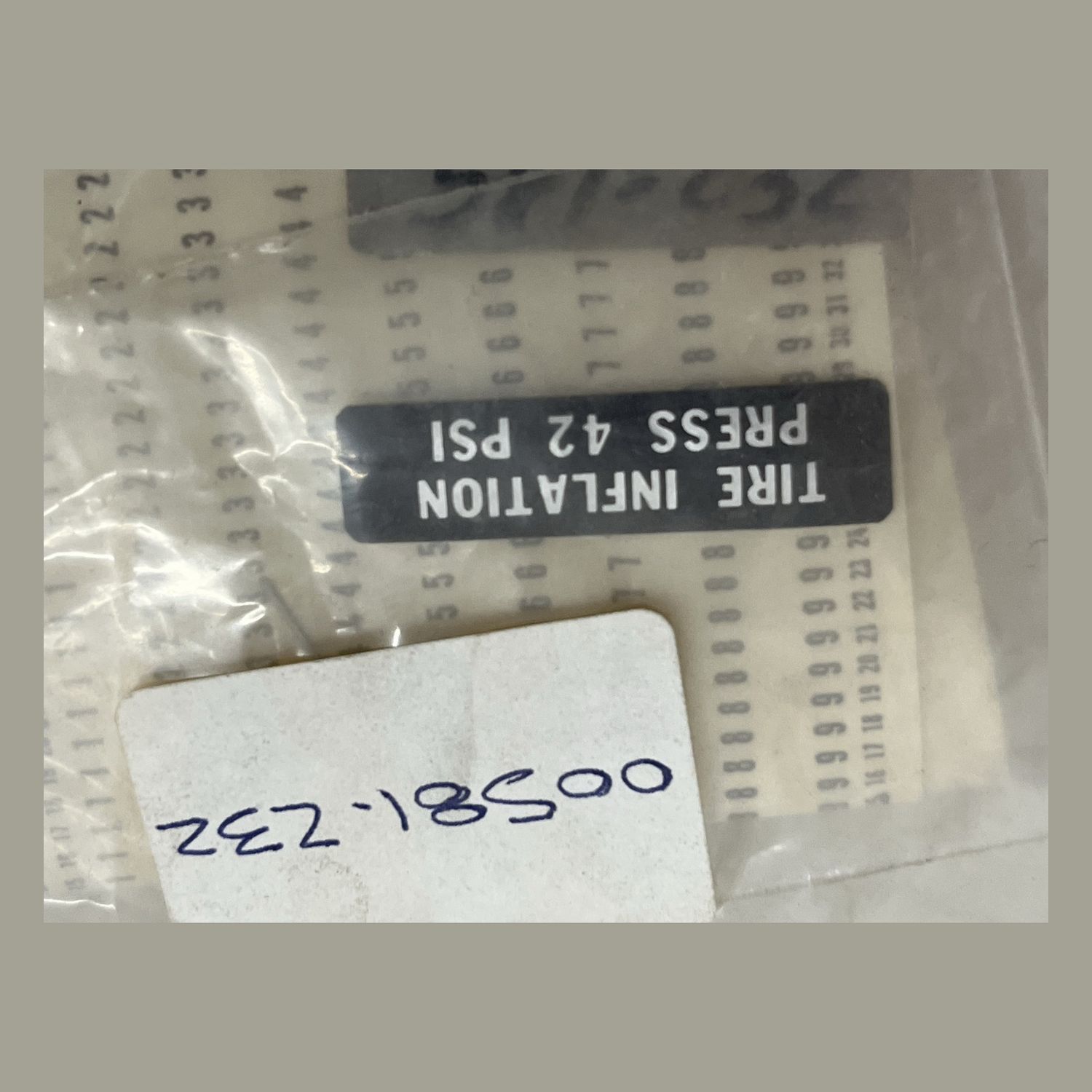 PIPER - PLACARD - 581-232