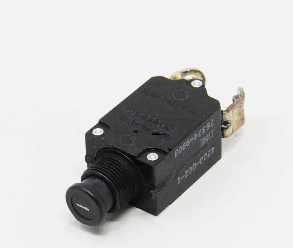 1amp CIRCUIT BREAKER, Black with white letters (1 amp) - 7277-2-1