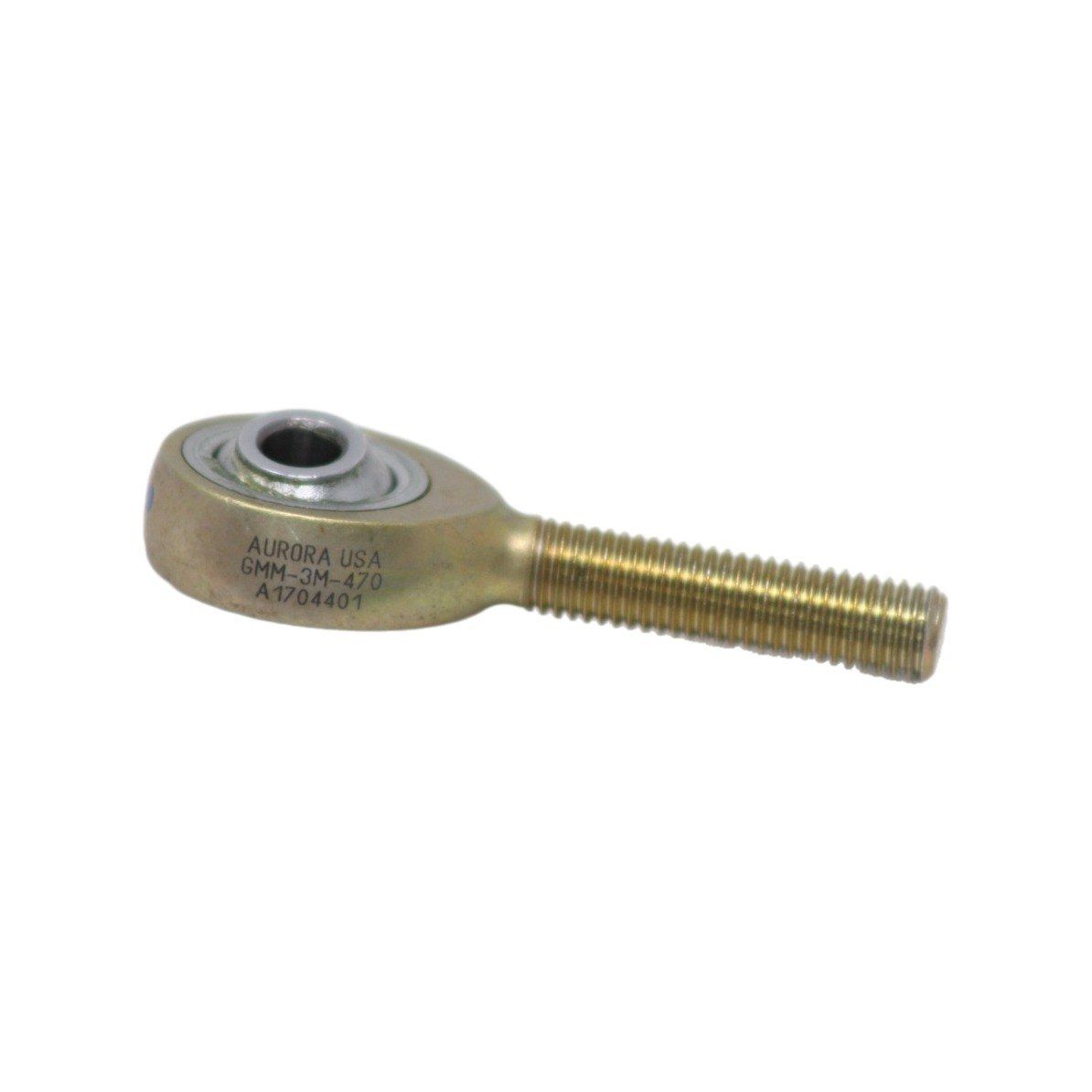 BEARING - AURORA MALE ROD END . 1/4-28 THREAD, 3/16 HOLE. This bearing has not been documented as a direct replacement for HEIM M34-14MPB, but it has been used by many mechanics. - GMM-3M-470