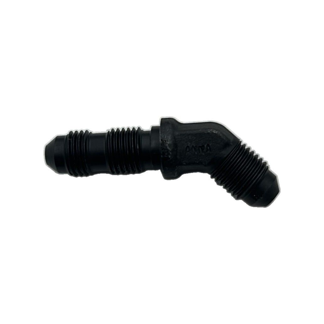 45º ELBOW FITTING 3/16 TUBING OD, 3/8-24 - AN837-4