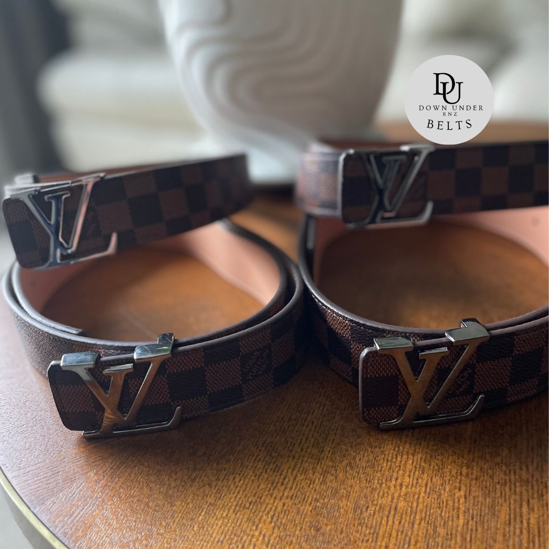 Brown Checkered Belts