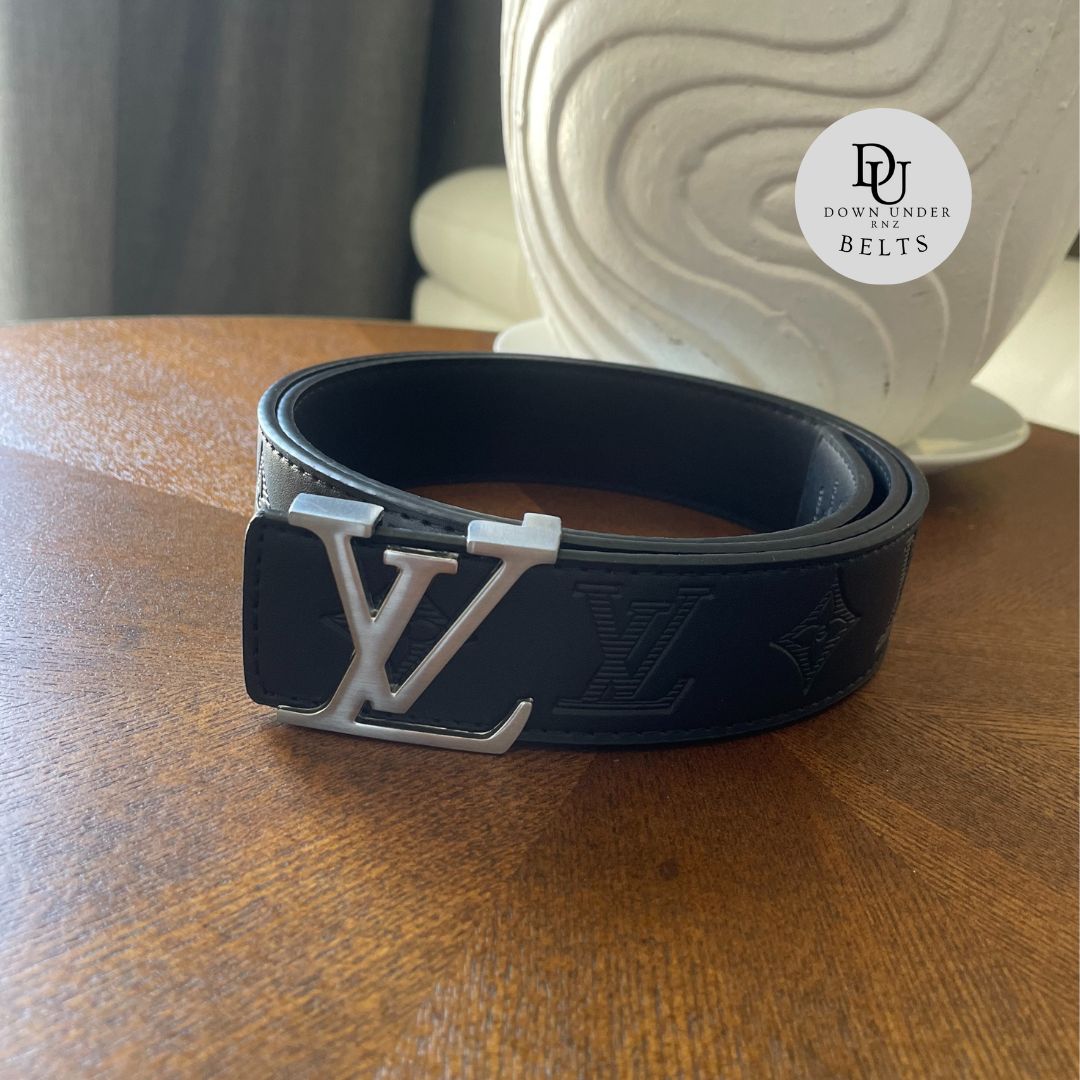 Black Pattern Belts