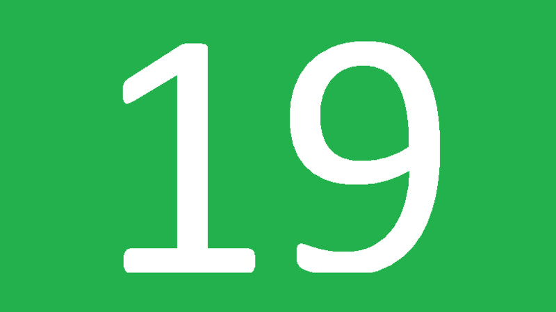 Number 19