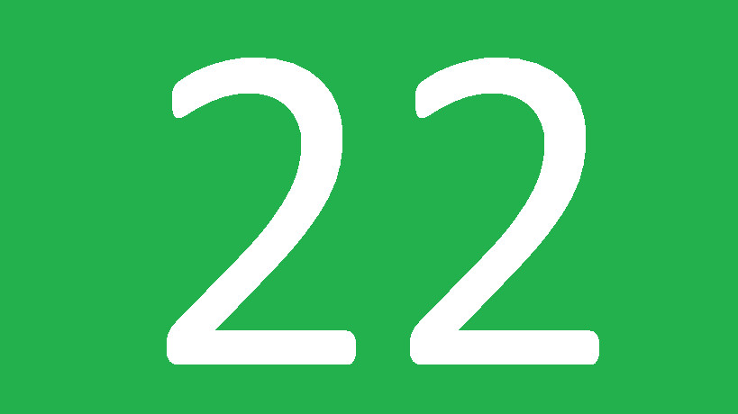 Number 22