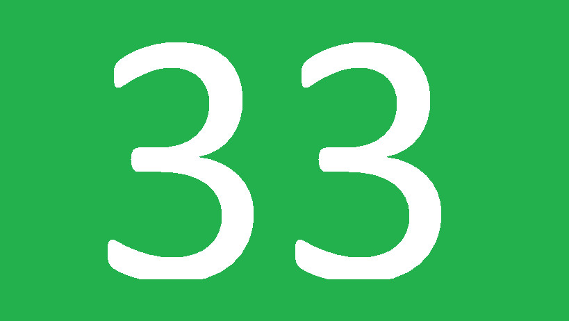 Number 33