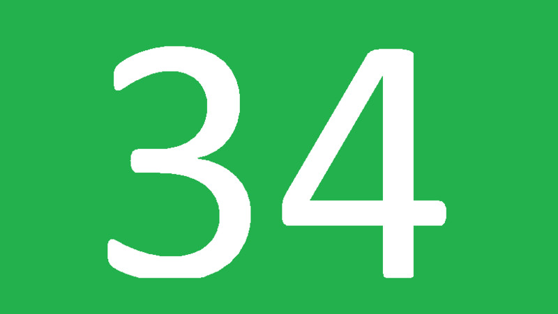 Number 34