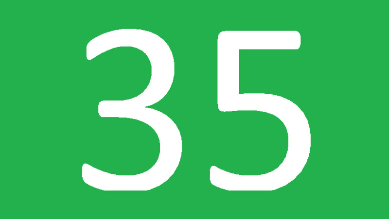 Number 35