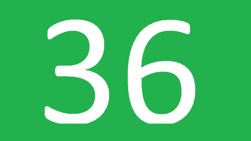 Number 36