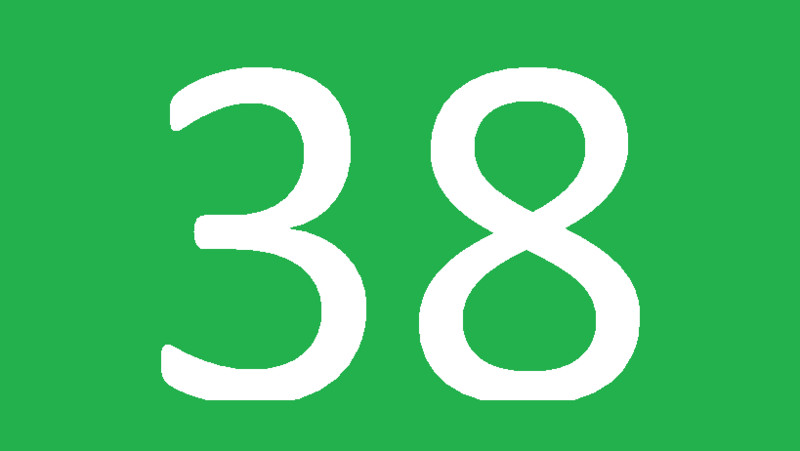 Number 38